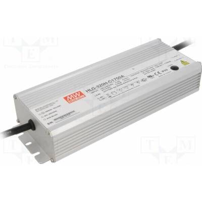 MEAN WELL HLG-320H-C1750A Napájecí zdroj: spínaný; LED; 320W; 91÷183VDC; 875÷1750mA; IP65