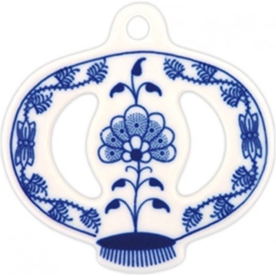 Cibulák Dubí Vánoční ozdoba jablíčko cibulový porcelán 10380