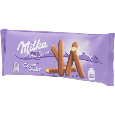 Milka Sušenky Choco lila stix 112 g