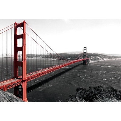 Postershop Fototapeta vliesováGolden Gate Bridge 1 rozměry 184x254 cm