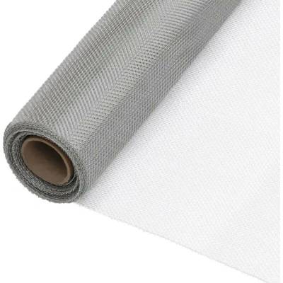 zahrada-XL Síť proti hmyzu nerezová ocel 80 x 500 cm stříbrná