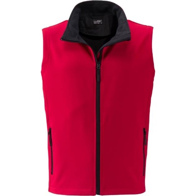 Daiber jn 1128 / Мъжки софтшел елек - червен/черен xxxl (02112887613)
