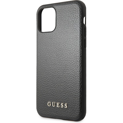 GUESS Гръб Guess Iridescent Case за iPhone 11 - Черен