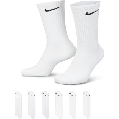 Nike Чорапи Nike Everyday Cushioned Training Crew Socks (6 Pairs) - White/Black