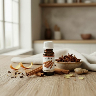 Kozák Olej vonný do aromalampy skořice 10 ml