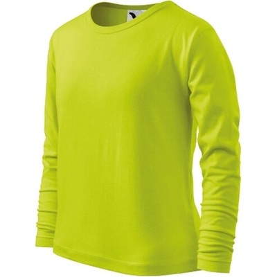 Tričko detské Fit-T LS 121 62 limetková