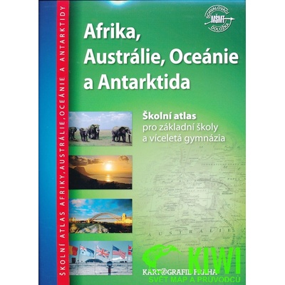 atlas Afrika, Austrálie, Oceánie, Antarktida školní