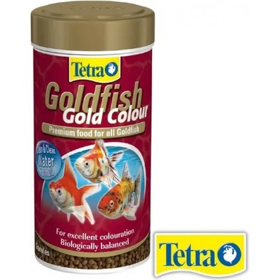 TETRA Fin Gold Color - Специална храна за златна рибка, подсилва цветовете - 100 мл