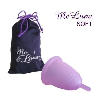 Me Luna Менструална чашка Me Luna размер M плюс 10 таблетки за стерилизация Софт (Soft) Пръчица Розов