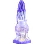 HISMITH HSA153 Silicone H-Plant Anal Dildo KlicLok 19cm Purple