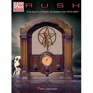 Rush - The Spirit of Radio: Greatest Hits 1974-1987 Bass Recorded Versions Songbook with Notes and Tab (2020)