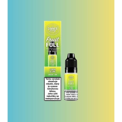 Dinner Lady Bar Salts Fruit FULL Lemon and Lime 10 ml 20 mg