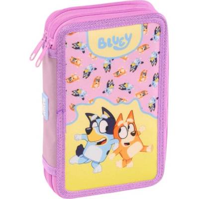 Graffiti Ученически несесер с пособия Graffiti Bluey - Ball Team, с 2 ципа (250332)