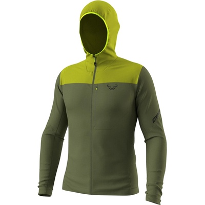 Dynafit Мъжко поларено яке Dynafit Traverse Thermal Hooded Jacket Fleece jacket - Golden Lime - размер XL (005-7110-0114)