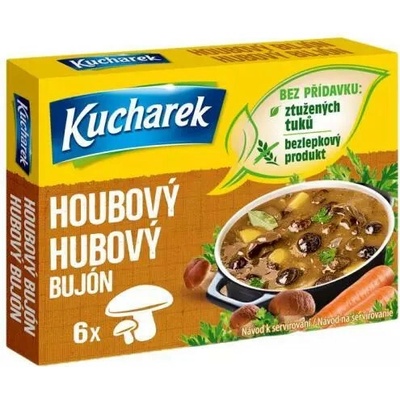 Kucharek bujon houbový 6 kostek 80 g