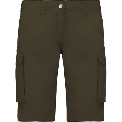 Kariban šortky s kapsami bermuda K755 pánské 1TE-K755-Light Khaki