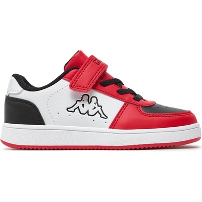 Kappa Сникърси Kappa Logo Malone Ev Kid 36185LW White/Black/Red A00 (Logo Malone Ev Kid 36185LW)