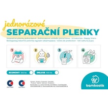 Bamboolik Separační pleny jednorázové Deluxe