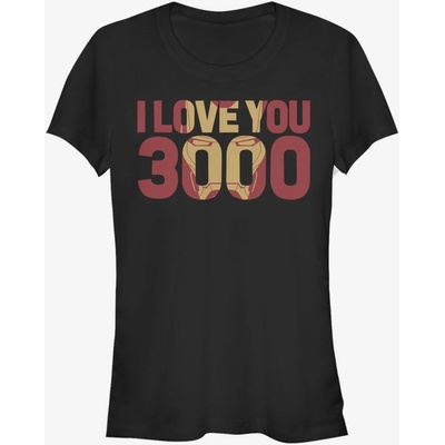 ZOOT. Fan Marvel Iron Man I Love You 3000 T-shirt ZOOT. Fan | Cheren | ЖЕНИ | L