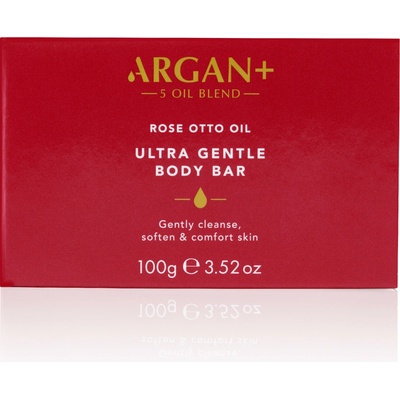 Argan+ tuhé mydlo s olejom z damašskej ruže 100 g