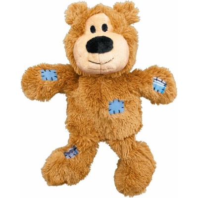 Kong dog wild knots preťahovadlo medvedík s pískatkom M/L
