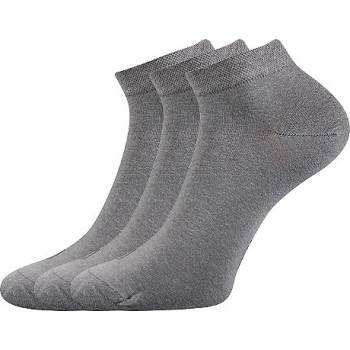 Lonka ponožky Desi 3 pár světle šedá