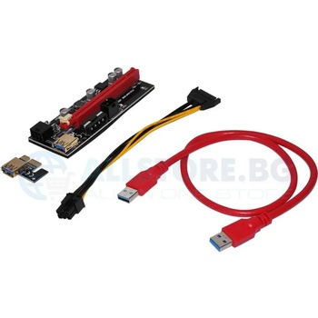 Makki Екстендер Mining Riser PCI Express 1x to 16x - 270uf - MAKKI-SR139-270 (MAKKI-SR139-270)