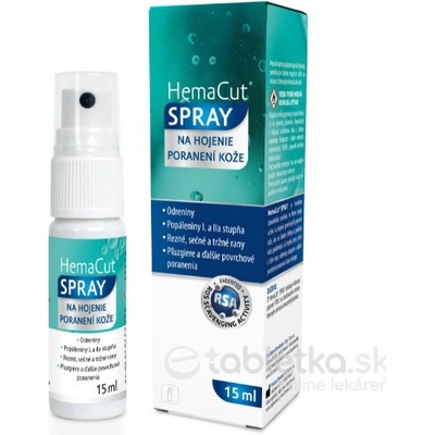HemaCut SPRAY sprej na hojenie poranení kože 15 ml