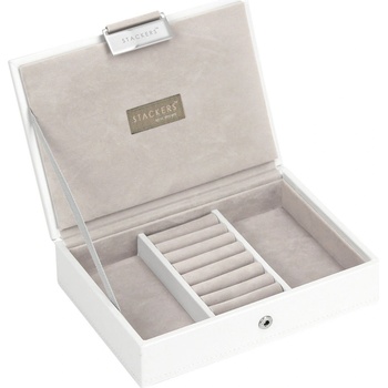 Stackers Ковчеже за бижута Stackers с капаче минi бяло-бежово (70804)