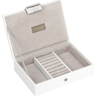 Stackers Ковчеже за бижута Stackers с капаче минi бяло-бежово (70804)
