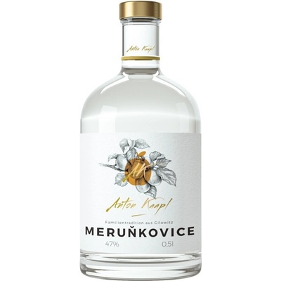 Anton Kaapl Meruňkovice 47% 0,2 l (holá láhev)