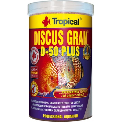 Tropical Discus Gran D-50 Plus 250 ml, 138 g
