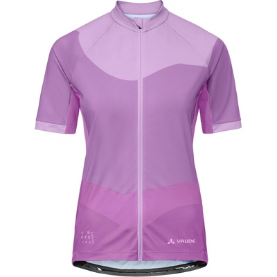 Vaude Дамска фланелка с къс ръкав за колоездене Vaude Women's Posta Full Zip Tricot III Cycling jersey - Raspberry - размер 44 (EU) (156-2550-0615)