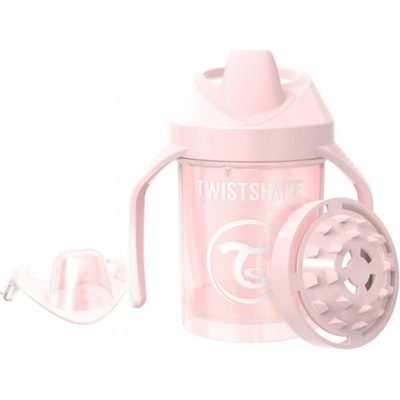 TwistShake hrníček na učení Pearl Pink 230 ml