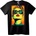 NOONEBRAND Тениска с поп арт жена - 7XL, Black