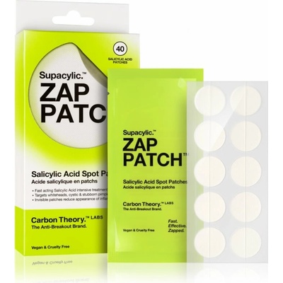 CARBON THEORY Náplasti na akné Supacylic Zap Patch 40 ks