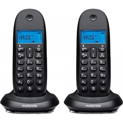 Telefon bezšňůrový Motorola C1002CB duo černý