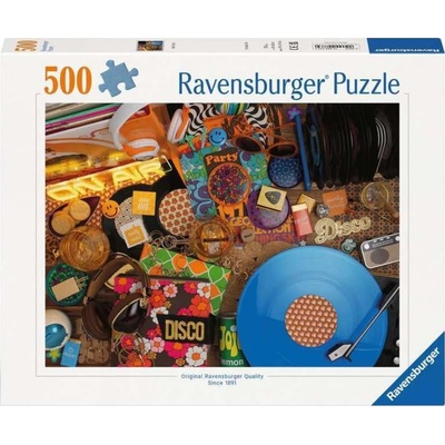 Ravensburger Пъзел Ravensburger от 500 части - Здравей, винил! (12000773)
