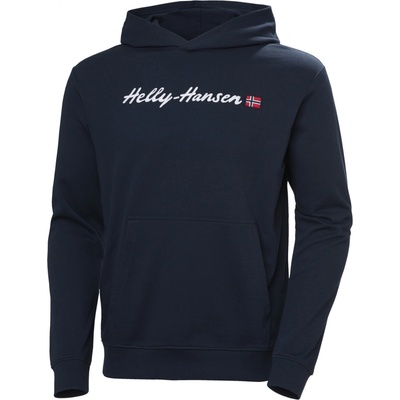 Helly Hansen Core Graphic Sweat Hoodie tmavě modrá