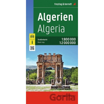 Alžírsko 1:800 000 - 1:2 000 000 / automapa - freytag&berndt
