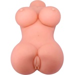X Fun Реалистичен мастурбатор - торс с вагина и анус "firia flesh" 33 см
