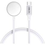 Tech-Protect MC02 UltraBoost магнитен заряден USB-C кабел 100 см Apple Watch бял (5906302360086)