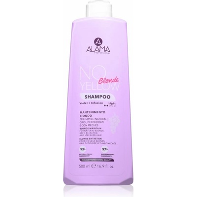 Alama Professional No Yellow Blonde šampón proti žltým tónom 500 ml