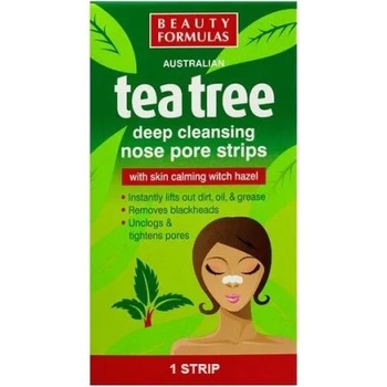 Image 1 of Beauty Formulas Tea Tree Почистващи ленти за нос 6 броя