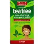 Beauty Formulas Tea Tree Почистващи ленти за нос 6 броя