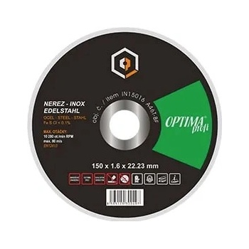 Optima Řezný kotouč profi 115 x 1.0 mm IN11510