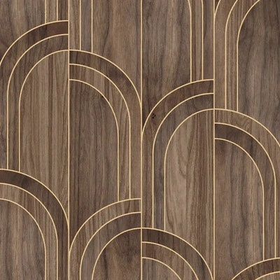 Vavex Vliesová tapeta geometrická hnedá 0,52 x 10,05 m