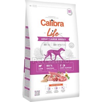Calibra Life Hypoallergenic Adult Large суха храна за кучета - агнешко 12 кг