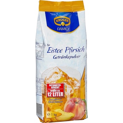 Krüger ledový čaj broskvový nápoj v prášku na 12 litrů nápoje 1 kg