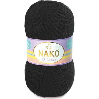 Nako Příze Elit baby 217 černá